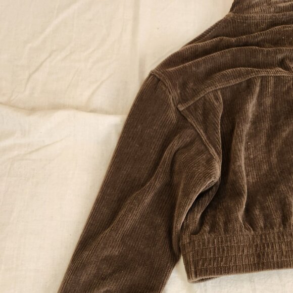 Aerie Groove-On Velour Full Zip Sweatshirt - Picture 12 of 16